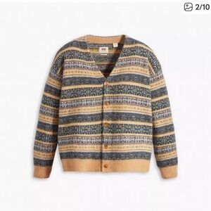 Levi's Men's Multicolor Striped Cardigan
